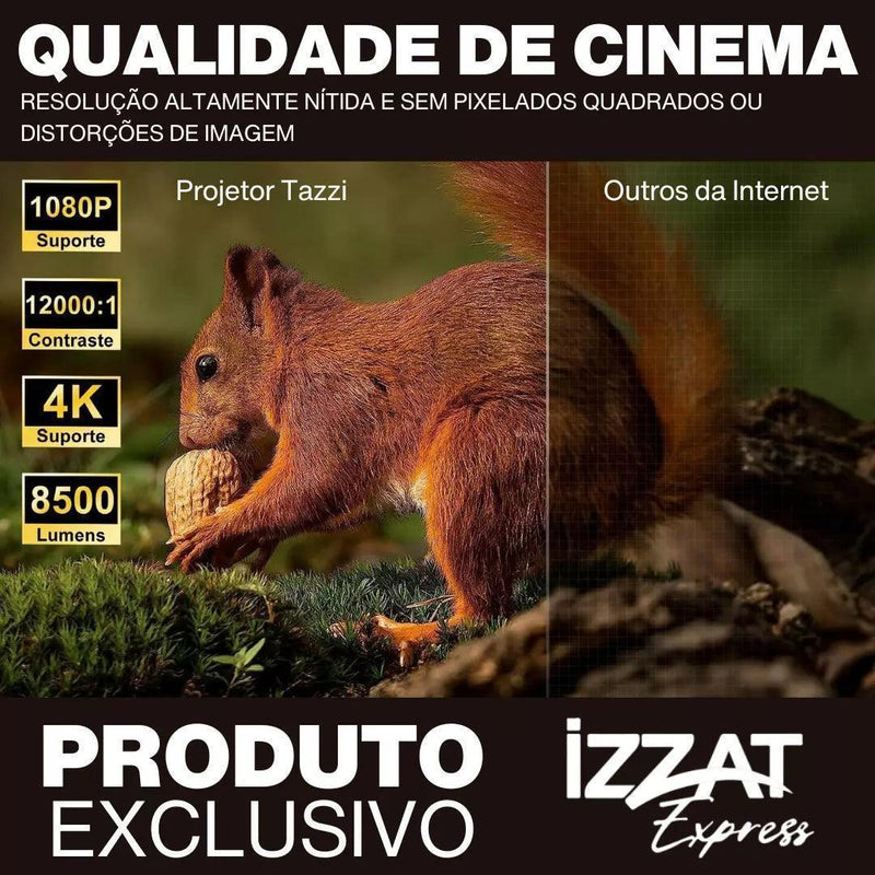 Projetor Portátil 4K - ORIGINAL