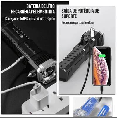 Super Lanterna 5 em 1 - Ultra Forte☀️